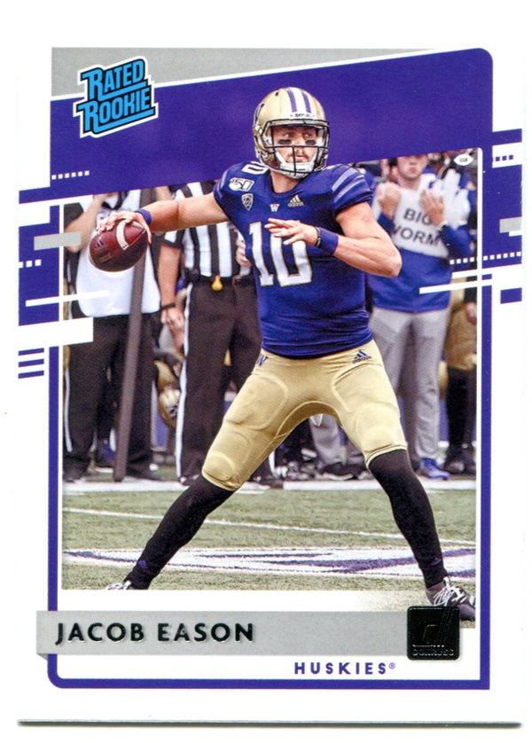 Jacob Eason 2020 Panini Chronicles Draft Picks Donruss Rookie Card