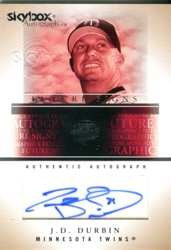 JD Durbin 2005 Fleer Autographed Card 28/85