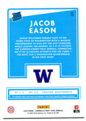 Jacob Eason 2020 Panini Chronicles Draft Picks Donruss Rookie Card