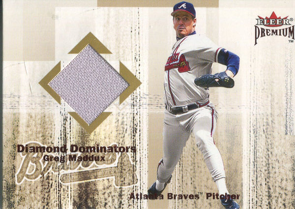 Greg Maddux 2001 Fleer Jersey Card