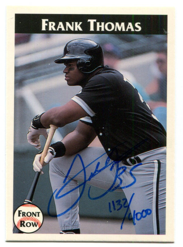 Frank Thomas Autographed Front Row Card #1132/4000