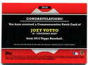 Joey Votto Topps Commemorative Patch Card 2013