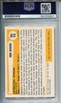 Edd Roush Cincinnati Autographed Baseball Card (PSA)