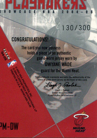 Dwyane Wade 2004 Fleer Card #130/300