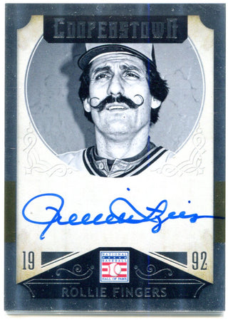 Rollie Fingers 2015 Cooperstown Autographed Card