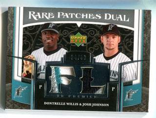 Dontrelle Willis/Josh Johnson 2007 Upper Deck #RP2WJ Card /50