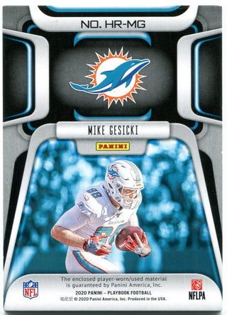 Mike Gesicki Panini Playbook Hot Routes Jersey Card 135/149