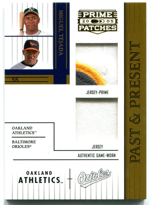 Miguel Tejada Donruss Prime Patches Jersey Card 2005