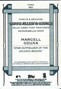Marcell Ozuna 2020 Topps Allen and Ginter Game Used Bat Card