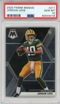 Jordan Love 2020 Panini Mosaic Rookie Card #211 (PSA Gem Mint 10)
