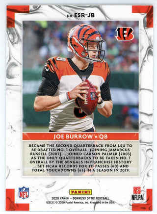 Joe Burrow 2020 Panini Donruss Optic Elite Series Rookies Card #ESR-JB