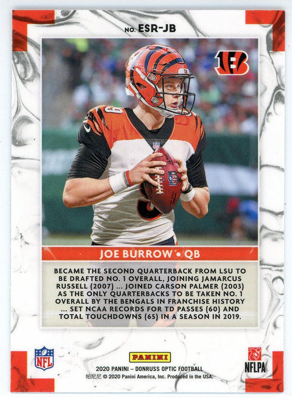 Joe Burrow 2020 Panini Donruss Optic Elite Series Rookies Card #ESR-JB