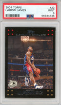 LeBron James 2007 Topps Card #23 (PSA)