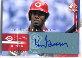 Ken Griffey Sr. 2003 SP Chirography Autographed Card #255/295