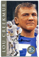 Lou Creekmur 1998 Autographed Hall Of Fame Card ( 2432/2500)