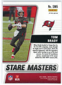 Tom Brady 2021 Panini Mosaic Stare Masters Silver Prizm Card #SM5
