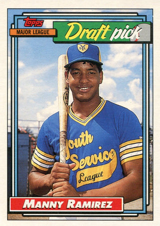 Manny Ramirez 1992 Topps Draft Pick Rookie Card
