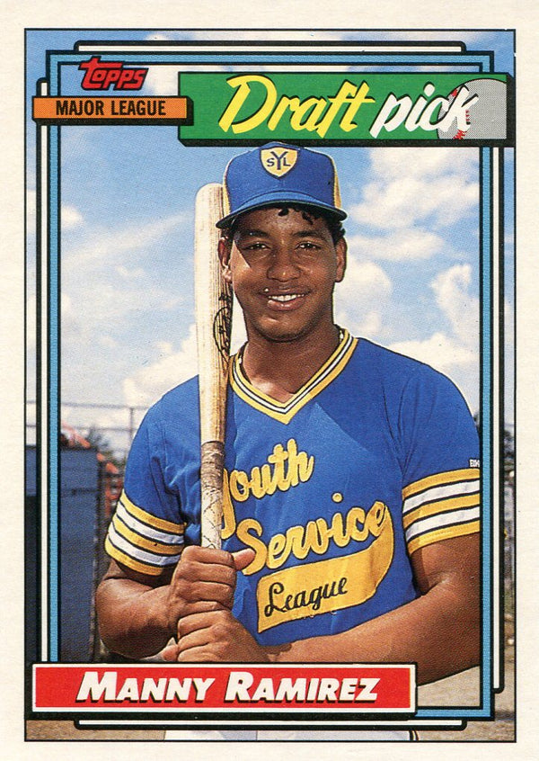 Manny Ramirez 1992 Topps Draft Pick Rookie Card