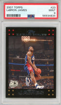 LeBron James 2007 Topps Card #23 (PSA)