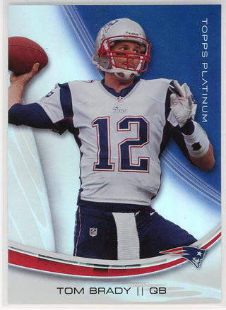 Tom Brady 2013 Topps Platinum Card #74