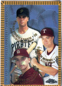 Chad Hermansen, Brent Butler, and Warren Morris 1998 Topps Chrome Card