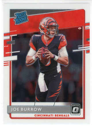 Joe Burrow 2020 Panini Donruss Optic Rated Rookie Card #151