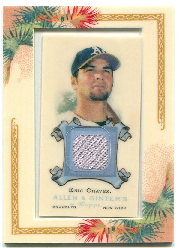 Eric Chavez Allen and Ginter Jersey Card