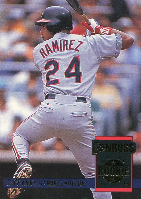 Manny Ramirez 1994 Donruss Rated Rookie Card