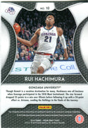 Rui Hachimura 2019 Prizm Draft Picks Rookie Card