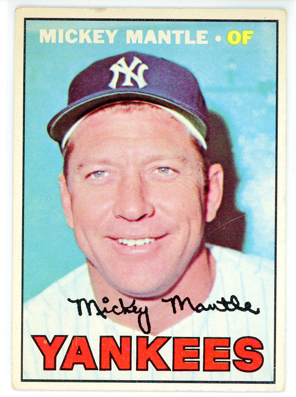Mickey Mantle 1967 Topps Card #150