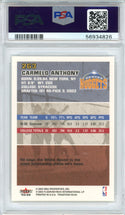 Carmelo Anthony 2003 Fleer Rookie Card #263 (PSA)