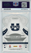 Jordan Love Autographed 2020 Panini Chronicles Crown Royale Purple Rookie Card (PSA Gem Mint 10)