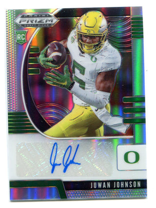 Juwan Johnson Autographed 2020 Panini Prizm Rookie Card