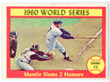 Mickey Mantle Slams 2 Homers 1961 Topps Card #307