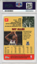 Ray Allen 1999 Bowman's Best Card #57 (PSA)