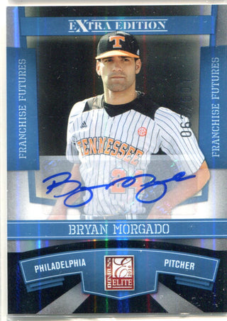 Bryan Morgado 2010 Extra Edition Autographed Card #63/601