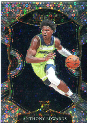 Anthony Edwards 2020 Panini Select H2 Disco Concourse Rookie Card #61