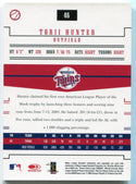 Torii Hunter Autographed 2005 Donruss Prime Patches Card