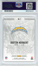 Justin Herbert 2020 Panini Illusions Rookie Card #7 (PSA Mint 9)