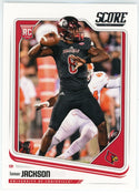 Lamar Jackson 2018 Panini Score Rookie Card #352