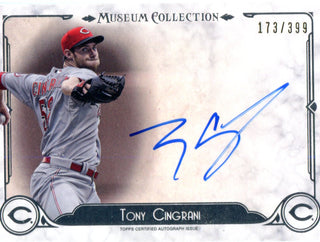 Tony Cingrani 2014 Topps Museum Collection Autographed Card #173/399