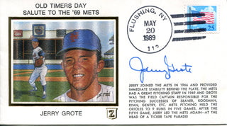 Jerry Grote Autographed May 20 1989 First Day Cover