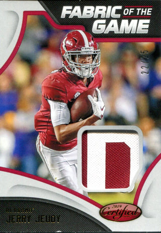 Jerry Jeudy 2020 Panini Chronicles Draft Picks Certified Rookie Jersey Card