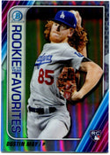 Dustin May Bowman Chrome Rookie of the Year Favorites