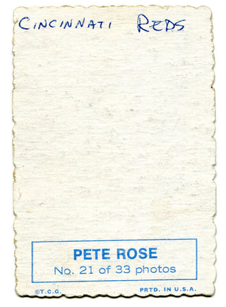 Pete Rose Autographed Stamp