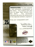 Ben Davis 2000 Upper Deck SPx Rookie/Young Star #110 Card 879/1500