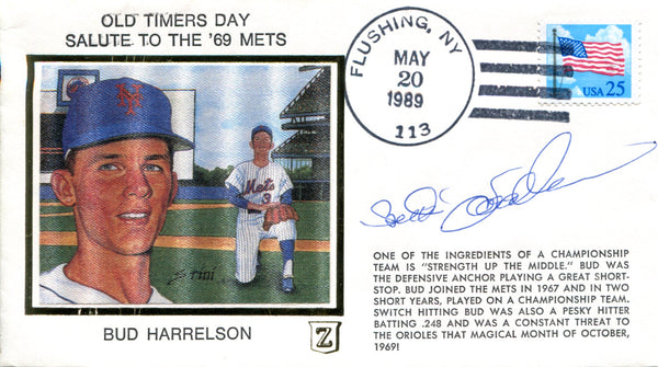 Bud Harrelson Autographed May 20 1989 First Day Cover