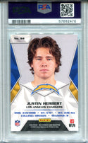 Justin Herbert 2020 Panini Sticker Cards #84 PSA NM-MT 8 Card
