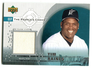 Tim Raines 2002 Upper Deck #PJTR Patch Card