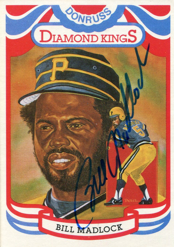 Bill Madlock Autographed 1983 Donruss Diamond Kings Card #20